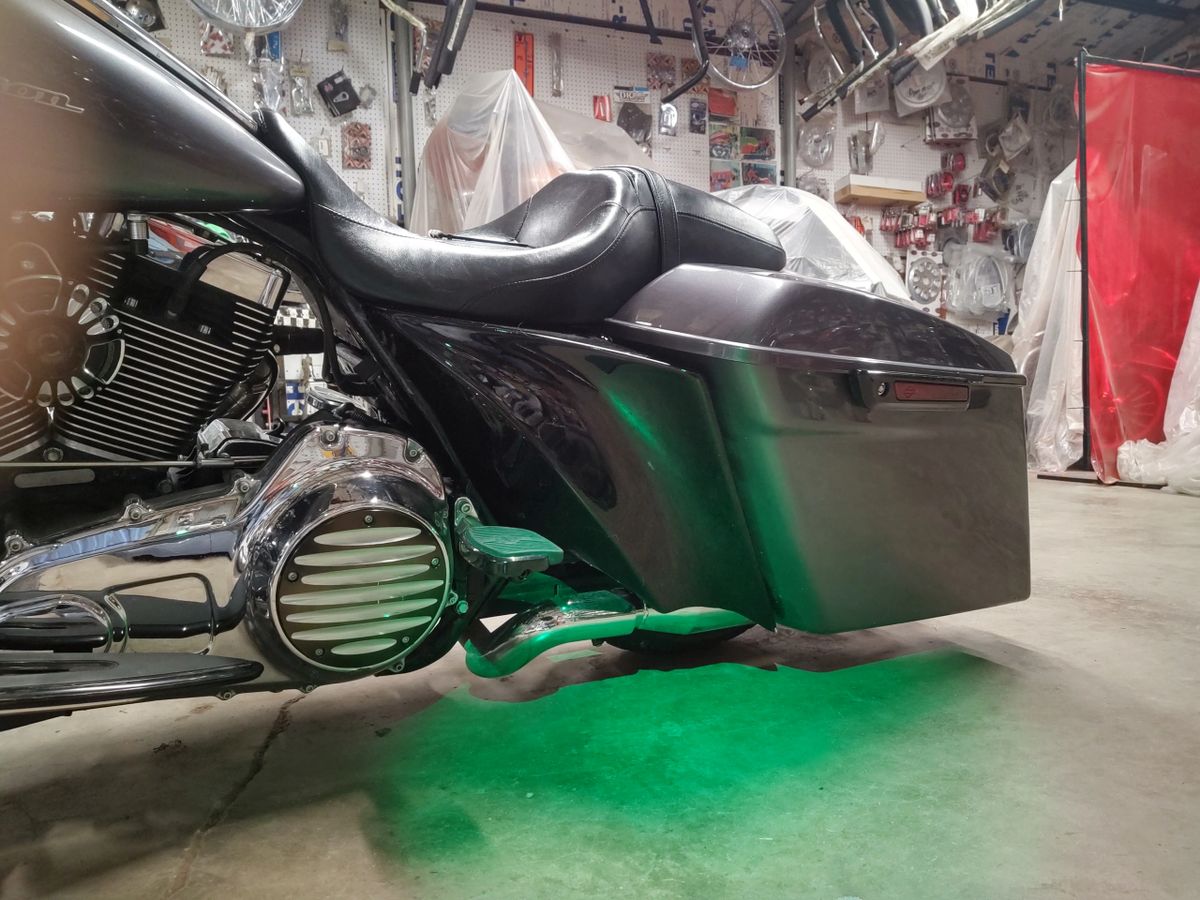 harley stretched gas tank covers